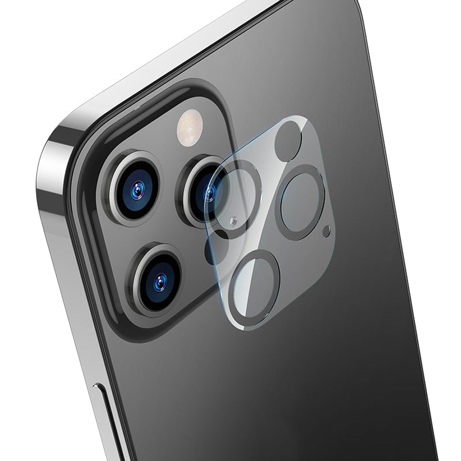 Защитная пленка на заднюю камеру HOCO V11 для iPhone 12 Pro Max 6.7", прозрачный фото