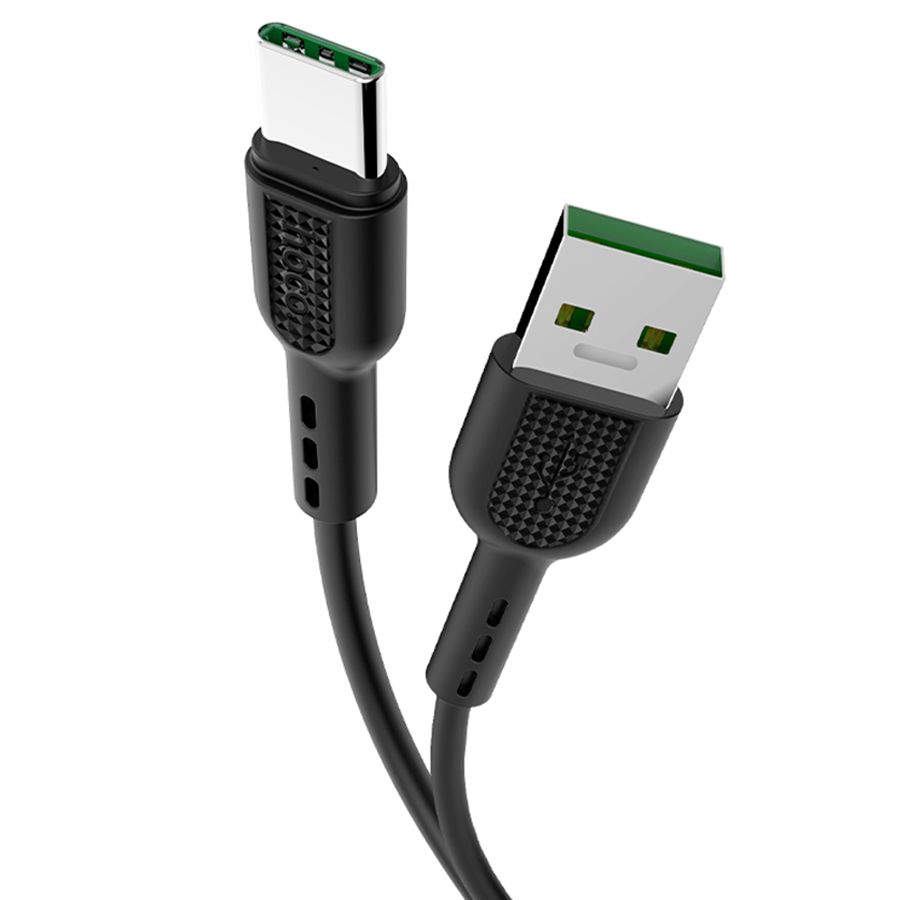 Кабель USB HOCO X33 Surge USB - Type-C, 5A, 1 м, черный фото