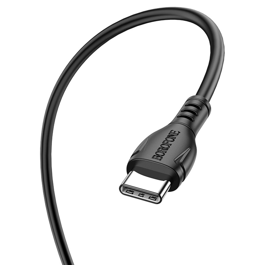 Кабель USB-C BOROFONE BX51 Triumph Type-C - Type-C, 3A, 60W, 1 м, черный фото