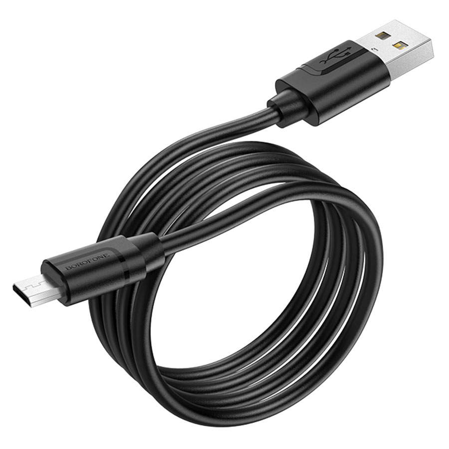 Кабель USB BOROFONE BX55 Harmony USB - MicroUSB, 2.4А, 1 м, черный оптом недорого с доставкой Кабель USB BOROFONE BX55 Harmony USB - MicroUSB, 2.4А, 1 м, черный фото