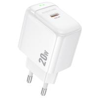 Сетевое зарядное устройство BOROFONE BAS43A Potential 1xUSB-C, 20W, белый фото