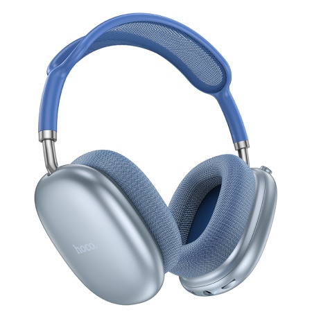 Беспроводные наушники накладные HOCO W55 Pleasing, Bluetooth, синий фото