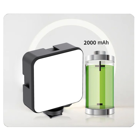 Светодиодный осветлитель JMARY FM-59R, 2000 мАч, черный фото