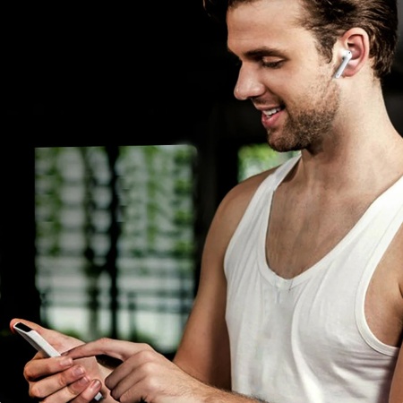 Беспроводные наушники TWS JOYROOM JR-T09, Bluetooth, белый фото