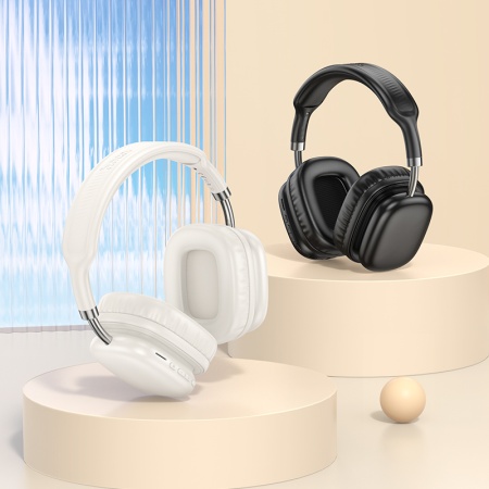 Беспроводные наушники накладные HOCO W52 Wonderful, Bluetooth, черный фото