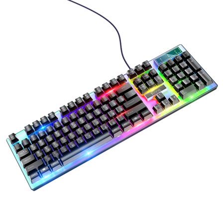 Клавиатура и мышь игровые HOCO GM18 Luminous, USB, черный