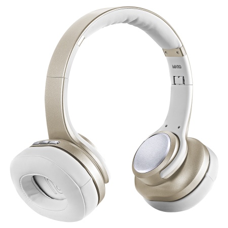 Беспроводные наушники/колонка SODO MH10, Bluetooth + AUX, золотой фото