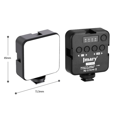 Светодиодный осветлитель JMARY FM-59R, 2000 мАч, черный фото