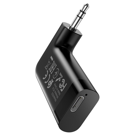 Автомобильный Bluetooth-приемник HOCO E53 Dawn sound, 145 мАч, Bluetooth, черный