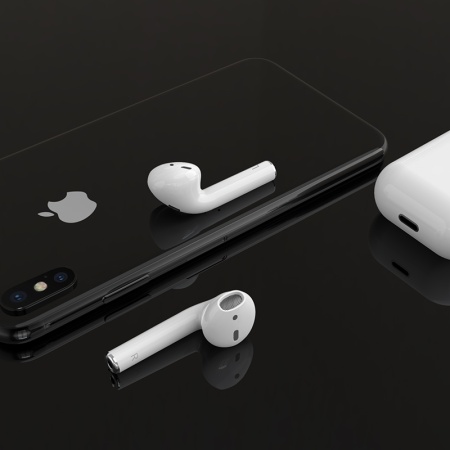 Беспроводные наушники TWS HOCO ES39, Bluetooth, белый фото