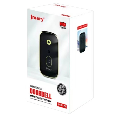 Беспроводной дверной видеозвонок JMARY MF-6, Wi Fi, черный