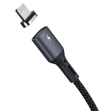 Кабель USB REMAX RC-156i Cigan USB - Lightning магнитный, 3A, 1 м, черный фото