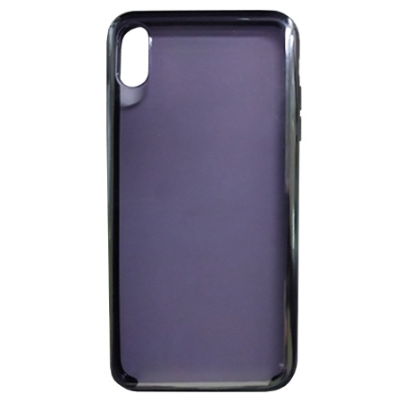 Чехол Clear Case пластиковый для iPhone X/XS, темно-прозрачный фото