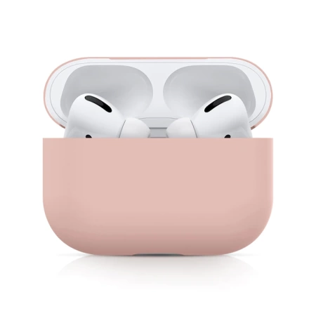 Чехол силиконовый Case Protection для Airpods Pro, песочно-розовый (6) фото