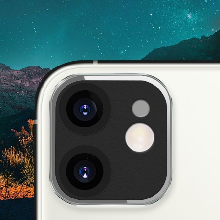 Защитное стекло на заднюю камеру COTEetCI Lens Film для iPhone 12 6.1", черный фото