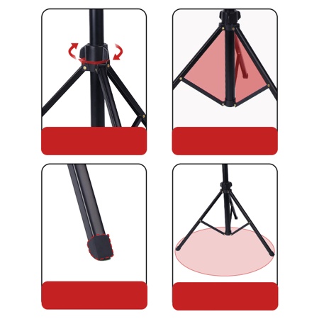 Штатив-трипод JMARY KP-2206, напольный, 60 - 169 см, черный фото