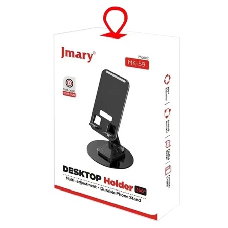Настольная подставка для смартфона/планшета JMARY MK-59, черный