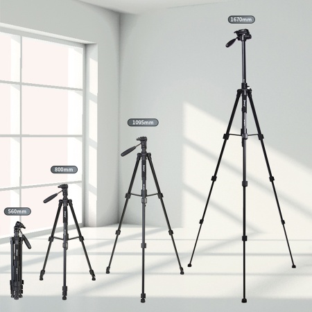 Штатив-трипод/монопод JMARY KP-2274, напольный, 54 - 167 см, черный фото