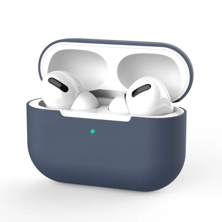 Чехол силиконовый Case Protection для Airpods Pro, полуночно-синий (19) фото