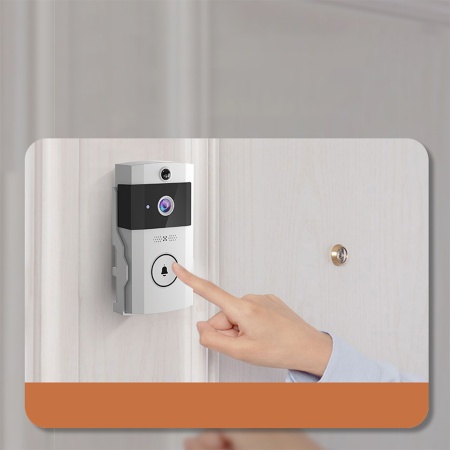 Беспроводной дверной видеозвонок JMARY MF-8, Wi Fi, белый