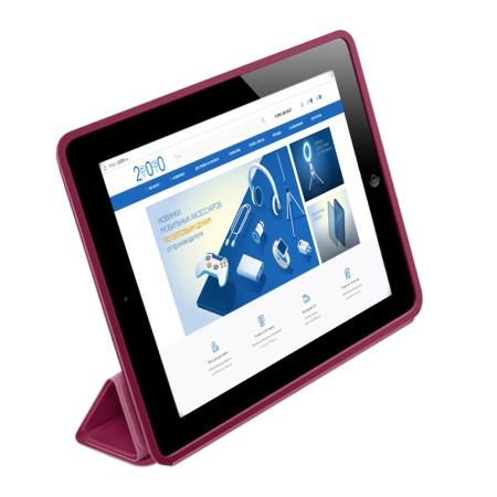 Чехол Smart Case для iPad Mini 2/3, ярко-розовый (3) фото