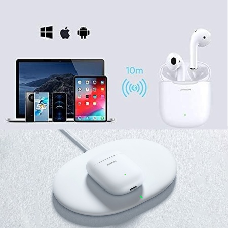 Беспроводные наушники TWS JOYROOM JR-T13, Bluetooth, белый фото