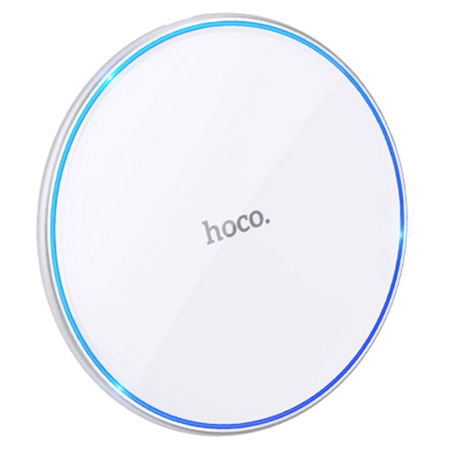 Беспроводное зарядное устройство HOCO CW6 Pro Easy с Кабелем USB - Type-C, 2A, 5W/7.5W/10W/15W, белый фото