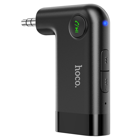 Автомобильный Bluetooth-приемник HOCO E53 Dawn sound, 145 мАч, Bluetooth, черный