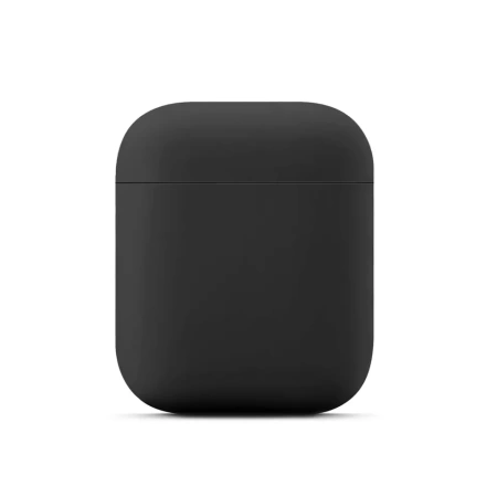 Чехол силиконовый Case Protection для Airpods 1/2, черный (20) фото