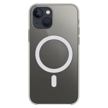 Чехол Clear Case пластиковый with MagSafe и Анимация для iPhone 14 6.1", прозрачный фото