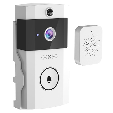 Беспроводной дверной видеозвонок JMARY MF-8, Wi Fi, белый