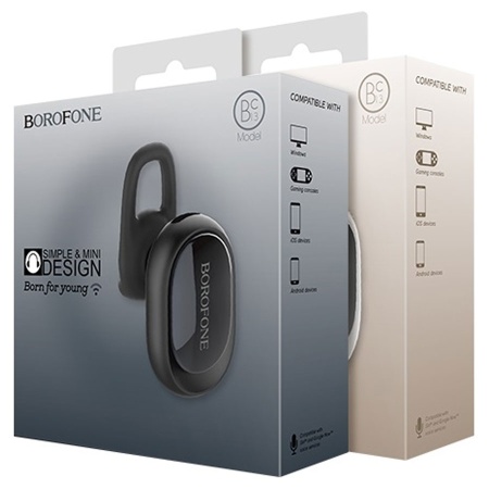 Беспроводная Bluetooth-Гарнитура BOROFONE BC13 FreeTalk, Bluetooth, белый фото