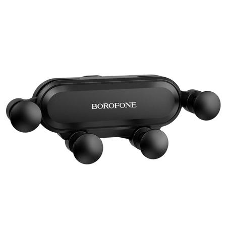 Автомобильный держатель BOROFONE BH19 Eddie, зажимной, на воздуховод, черный фото