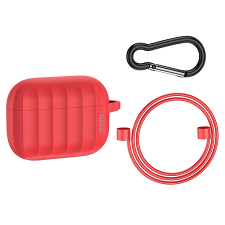 Чехол HOCO WB22 Glory Series для AirPods 3, красный фото