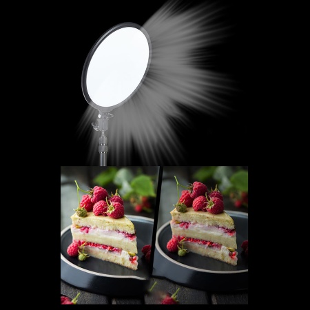 Светодиодный осветлитель JMARY FM-15RS, черный фото