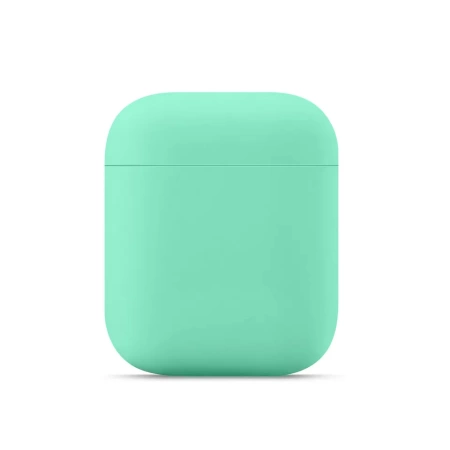 Чехол силиконовый Case Protection для Airpods 1/2, мятный (12) фото