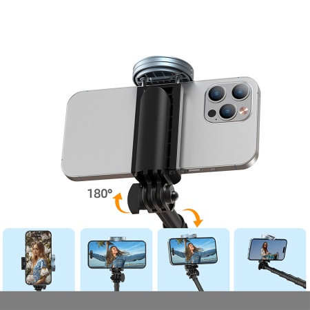 Монопод/штатив-трипод JMARY KT-259, напольный / настольный, 33,2 - 162 см, черный фото