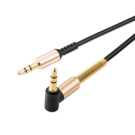 Аудиокабель HOCO UPA02 AUX Jack 3,5 (m) - Jack 3,5 (m), 1 м, черный фото