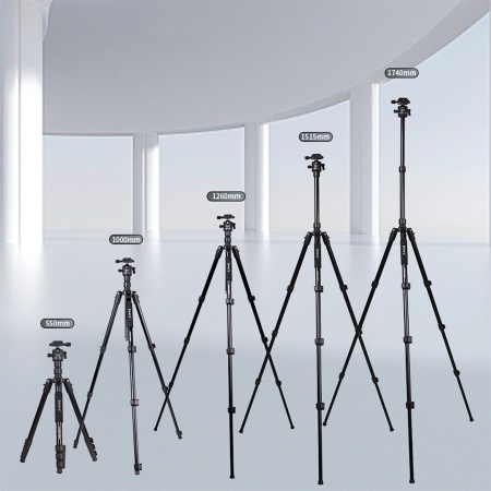 Штатив-трипод/монопод JMARY KT285-NB40, напольный, 42,5 - 164,5 см, черный фото
