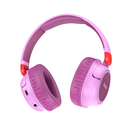 Беспроводные наушники накладные HOCO W43 Adventure, Bluetooth, фиолетовый фото