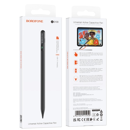 Стилус BOROFONE BG100 Universal, черный