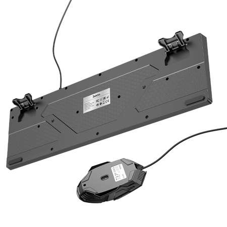 Клавиатура и мышь игровые HOCO GM18 Luminous, USB, черный