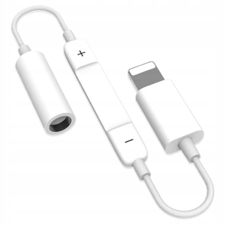 Переходник/Адаптер  MH020-BT Lightning (m) - Jack 3,5 (f), белый фото