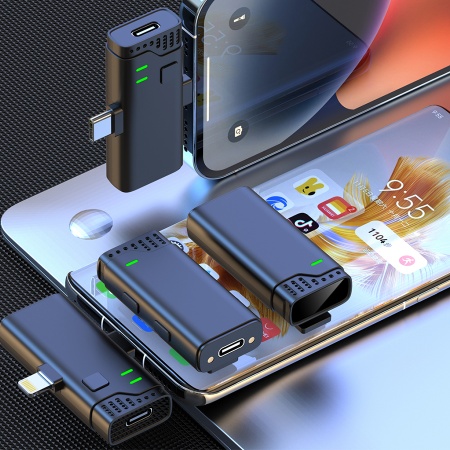 Микрофон петличный беспроводной JMARY MW-16, Bluetooth, черный фото