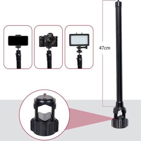 Дополнительная штанга для штатива JMARY MT-21, 34,7 - 60 см, черный фото