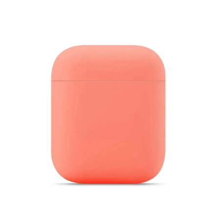 Чехол силиконовый Case Protection для Airpods 1/2, нектариновый (3) фото