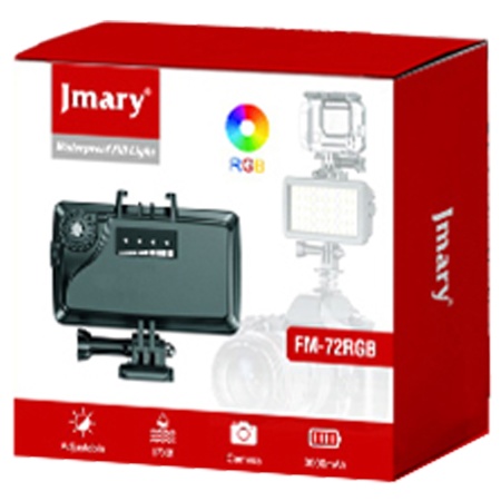 Светодиодный осветлитель JMARY FM-72RGB, 3000mAh, черный фото