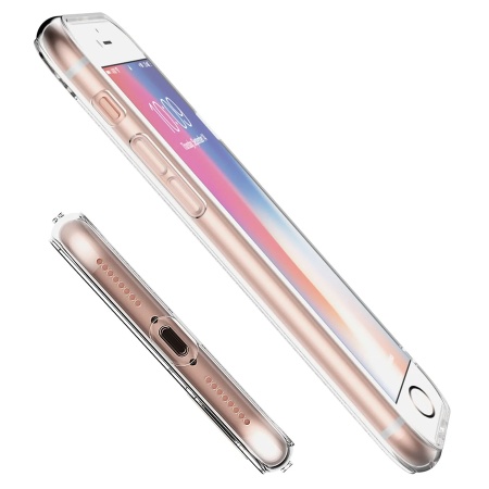 Чехол Clear Case пластиковый для iPhone 7+/8+, прозрачный фото
