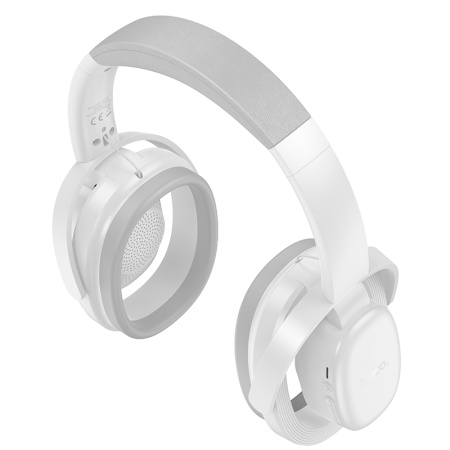 Беспроводные наушники накладные HOCO W67 Rhyme, Bluetooth, серый фото
