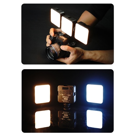 Светодиодный осветлитель JMARY FM-59R, 2000 мАч, черный фото